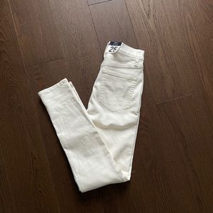 GAP True Skinny Sky High Rise Jeans White NWT
